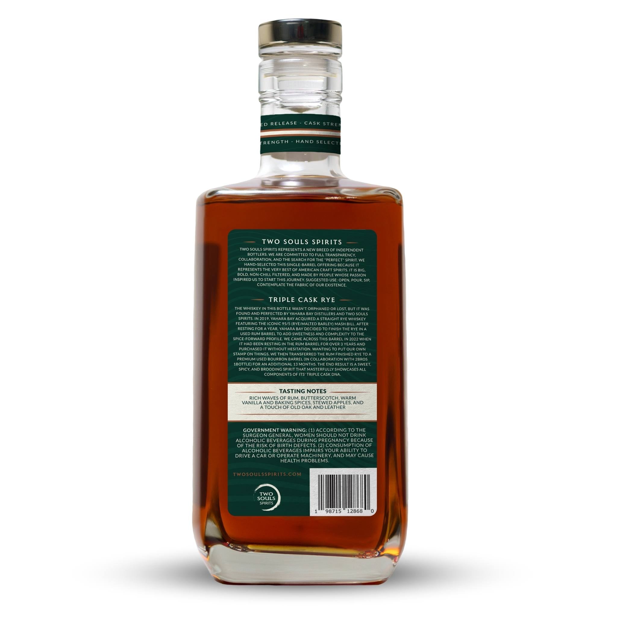 5-Year Kentucky Triple Cask Rye Whiskey