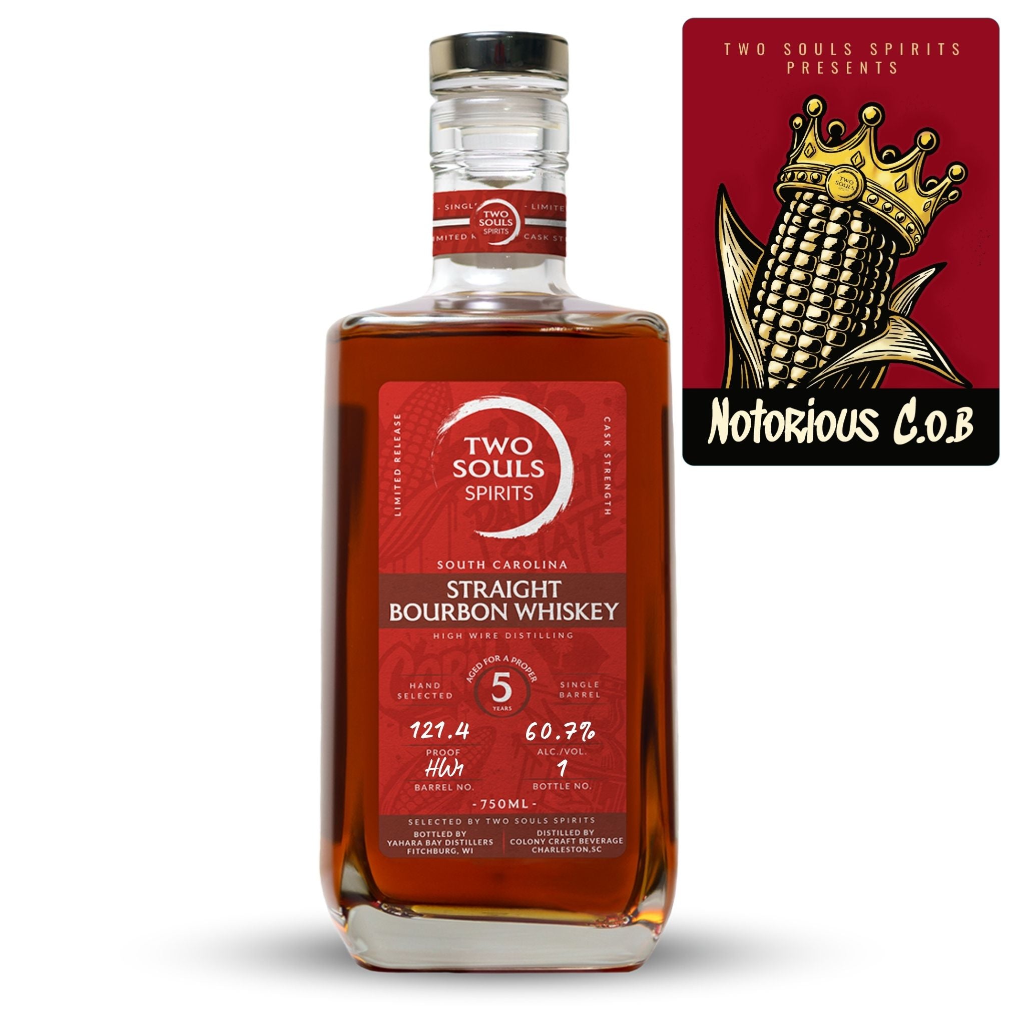 5-Year South Carolina 100% Jimmy Red Bourbon Featuring High Wire Distilling