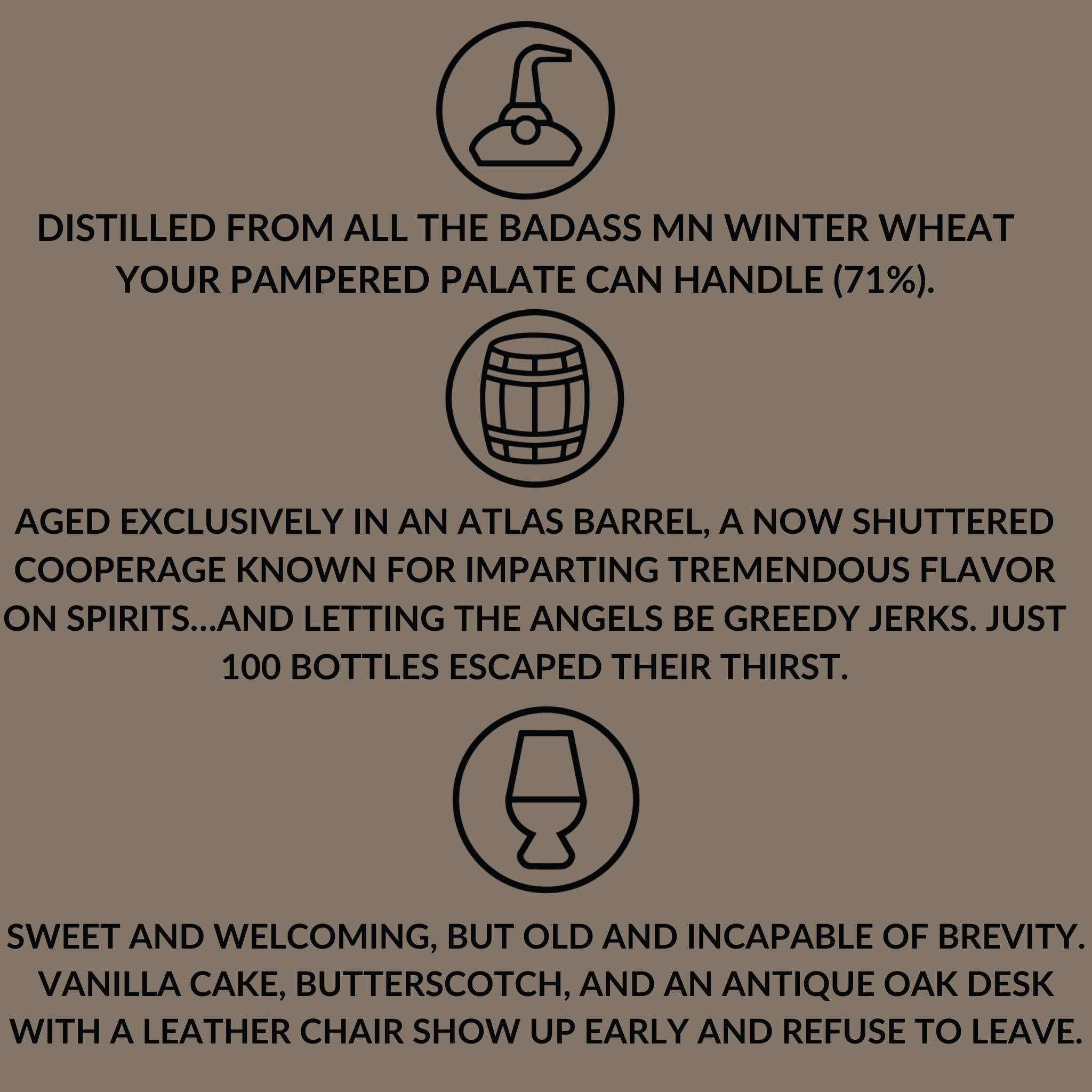 8-Year Minnesota Straight Wheat Whiskey Featuring J. Carver Distillery