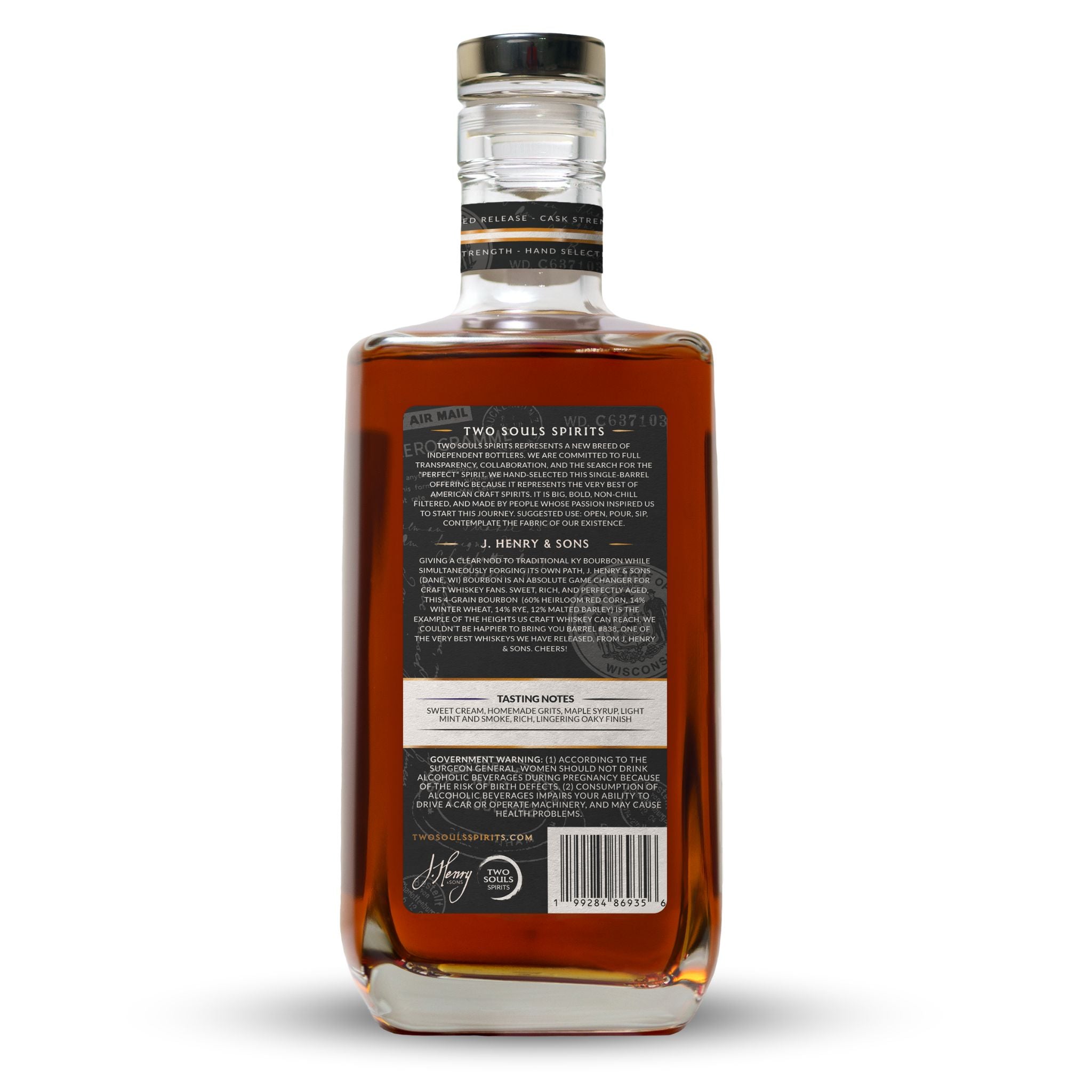 8-Year Wisconsin Straight Bourbon Whiskey Featuring J. Henry & Sons