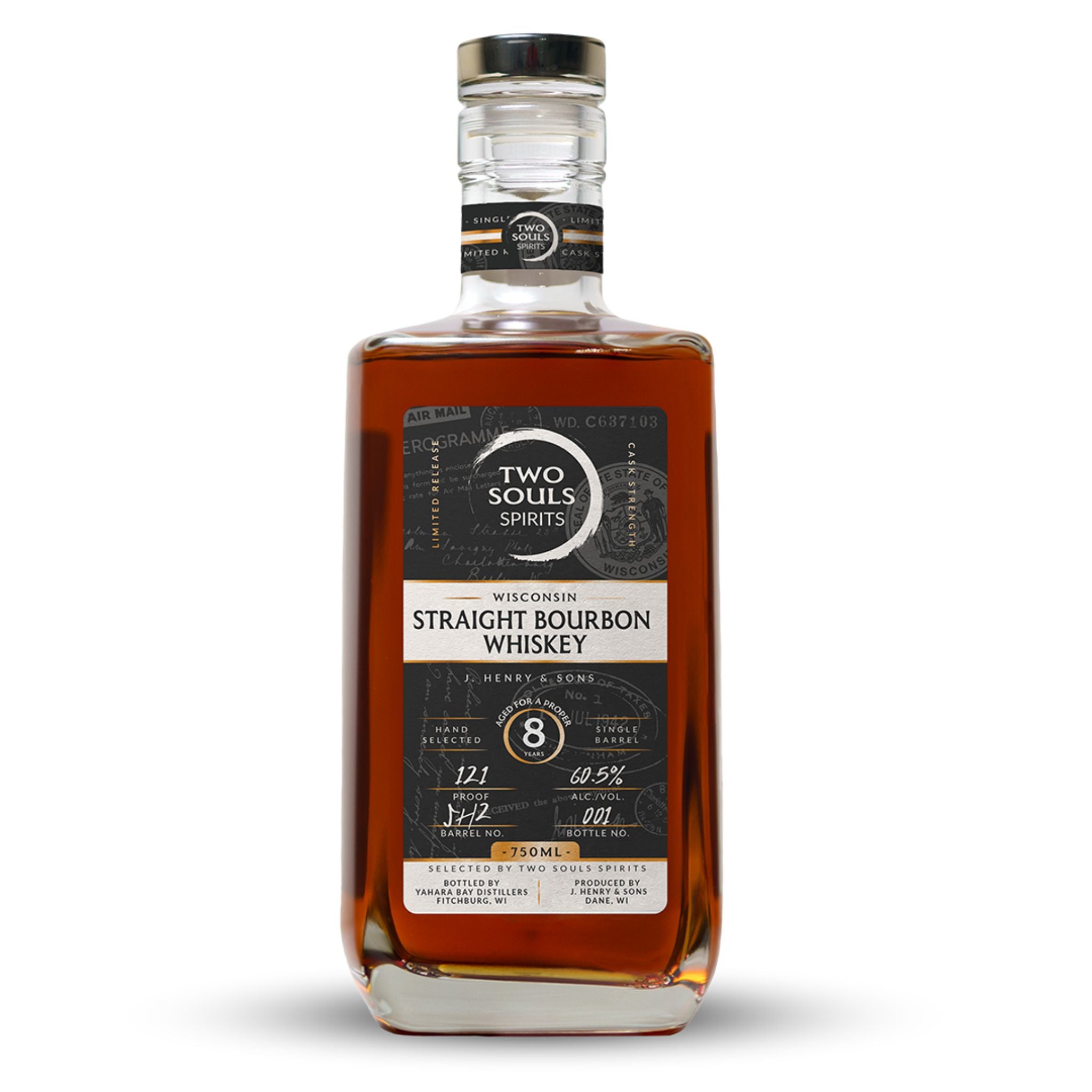 8-Year Wisconsin Straight Bourbon Whiskey Featuring J. Henry & Sons