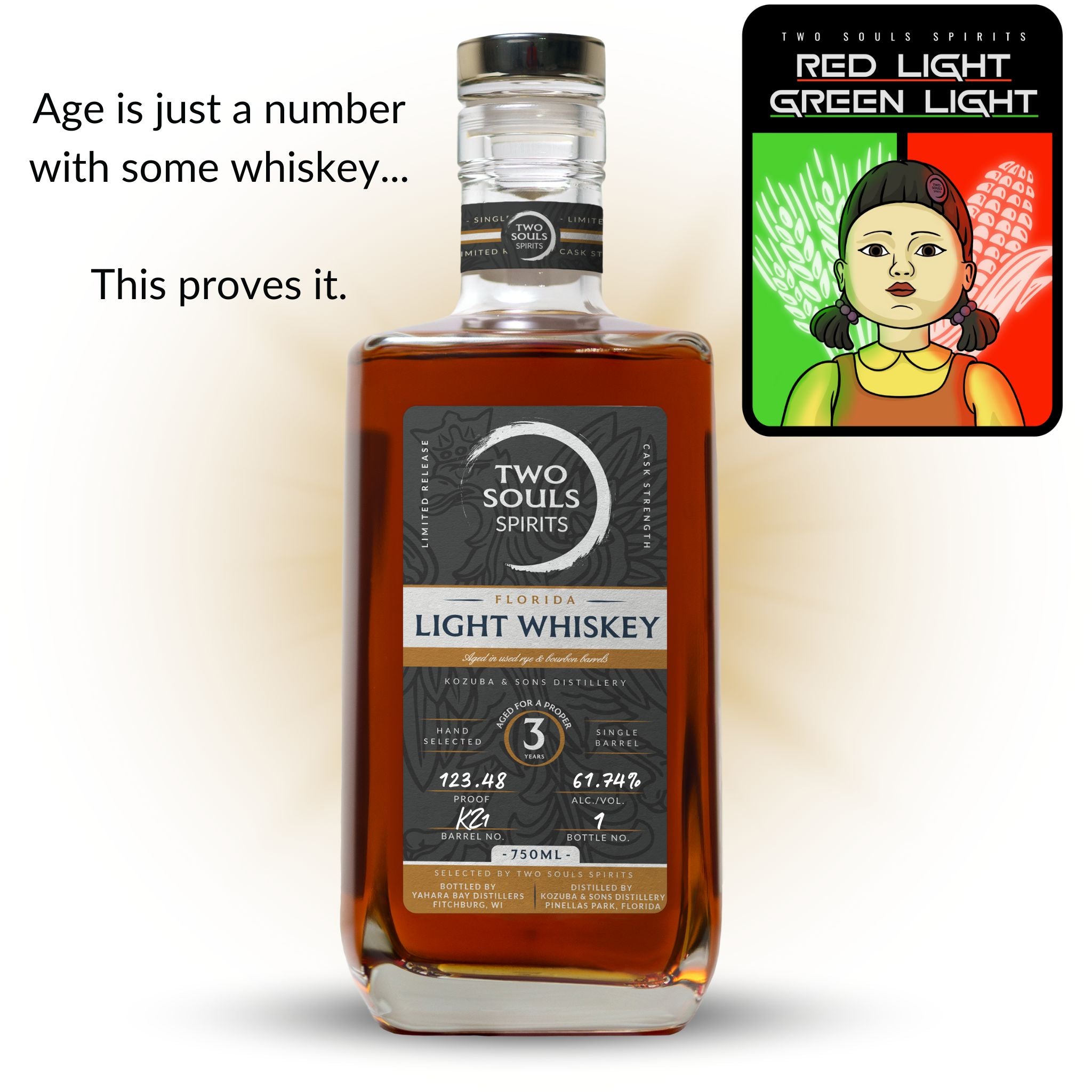 3-Year Florida Light Whiskey aged in Used Bourbon & Rye Barrels Featuring Kozuba & Sons Distillery