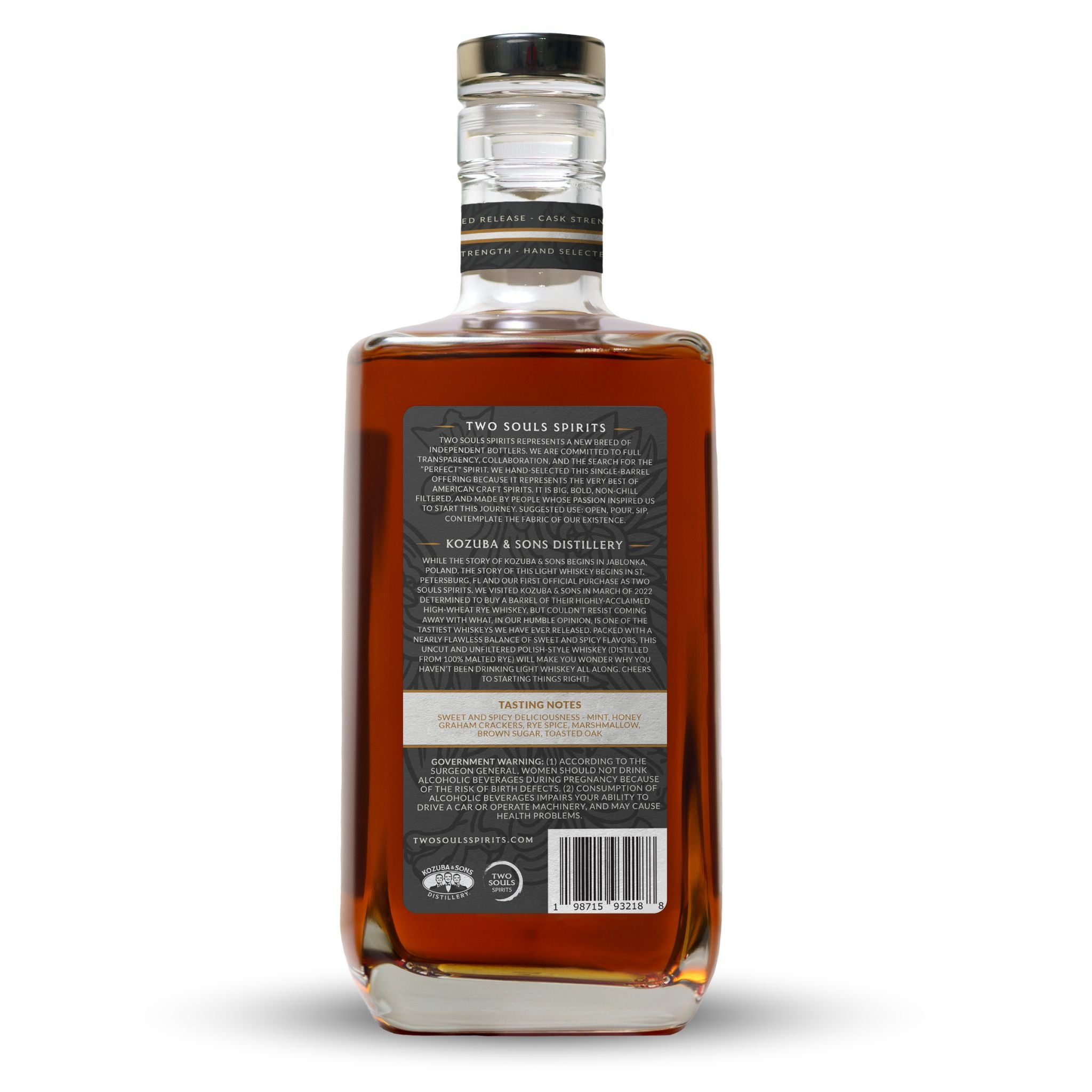 3-Year Florida Light Whiskey aged in Used Bourbon & Rye Barrels Featuring Kozuba & Sons Distillery