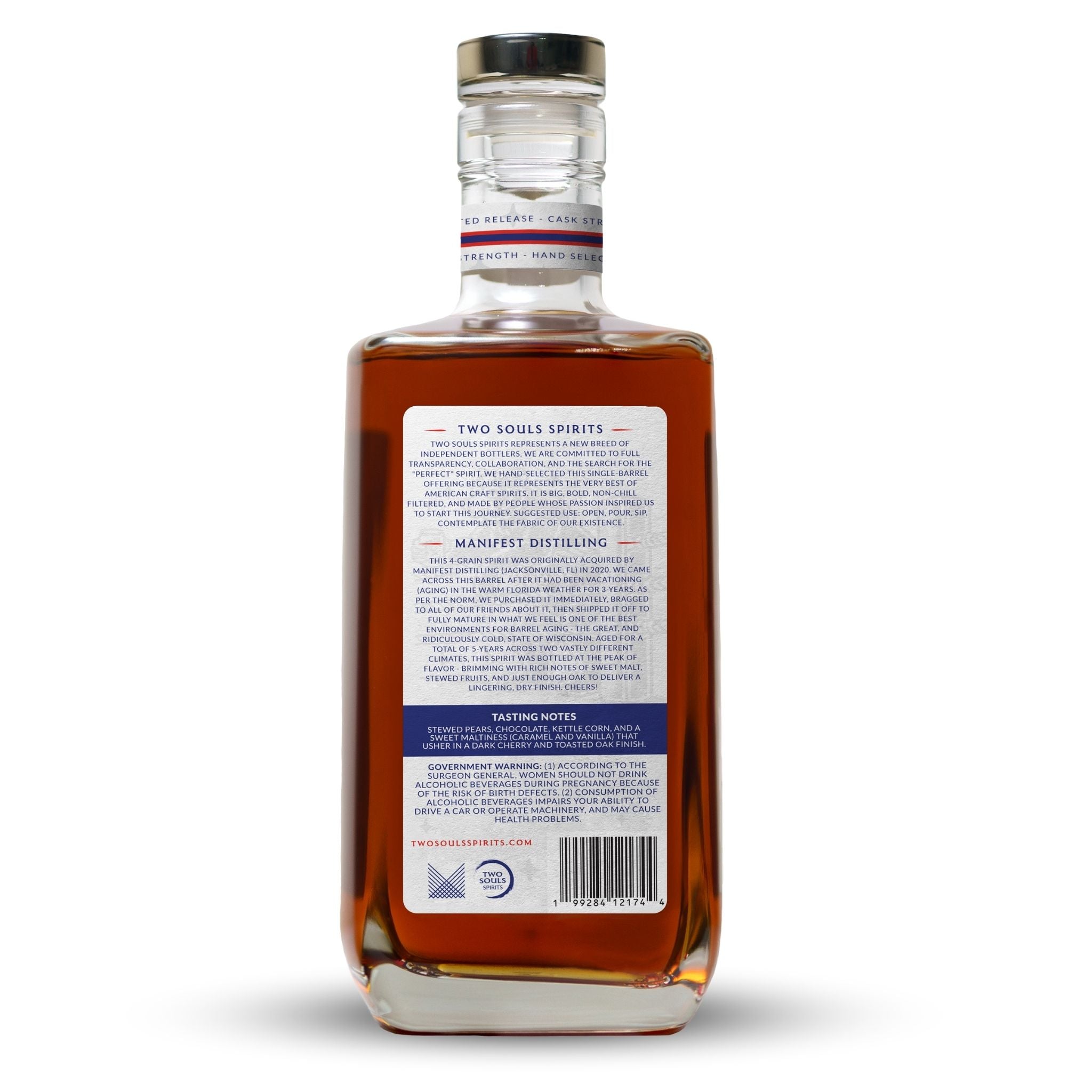 COMING SOON 5-Year Double Barreled Straight Bourbon Featuring Manifest Distilling