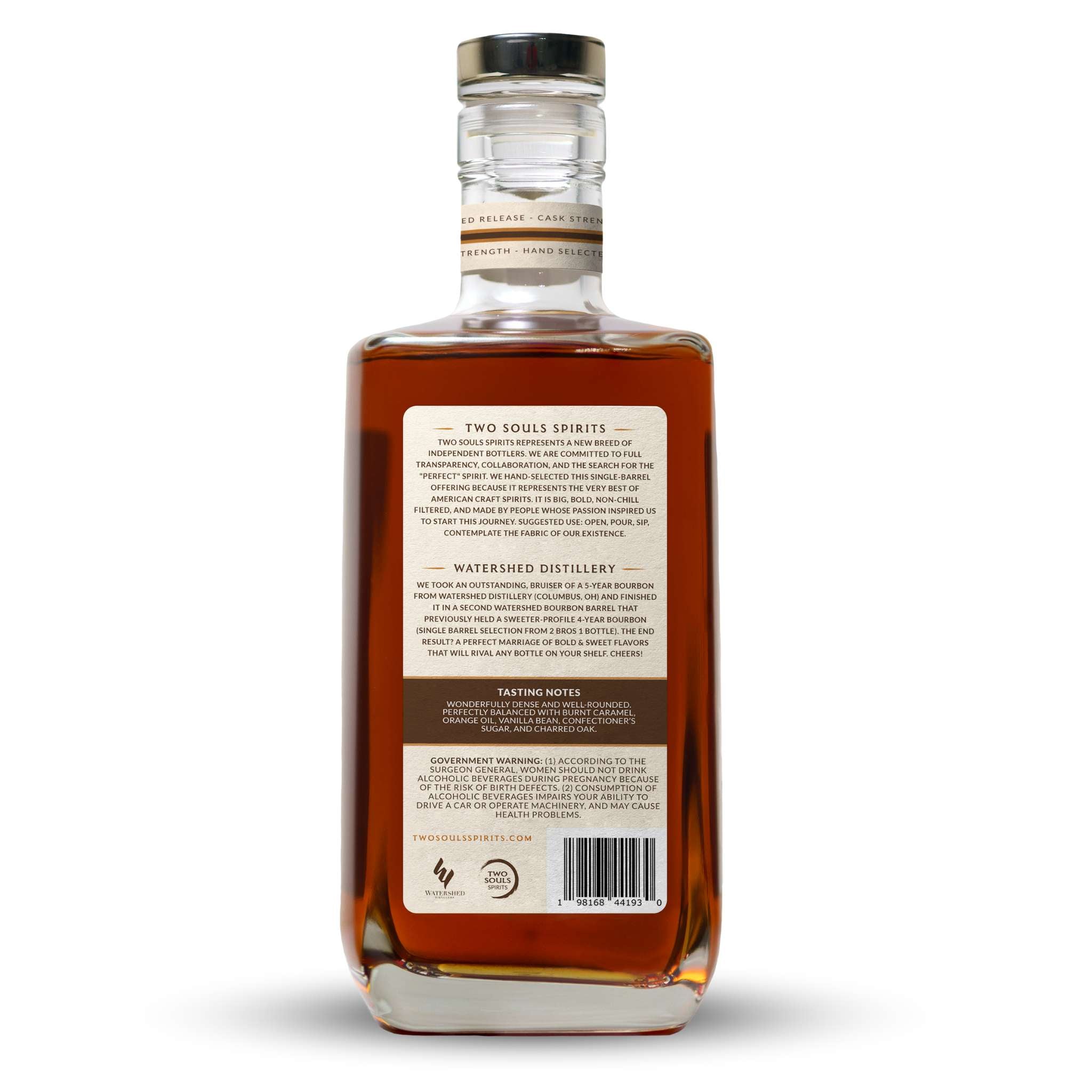 6-Year Ohio Double Barreled Bourbon Whiskey Featuring Watershed Distillery
