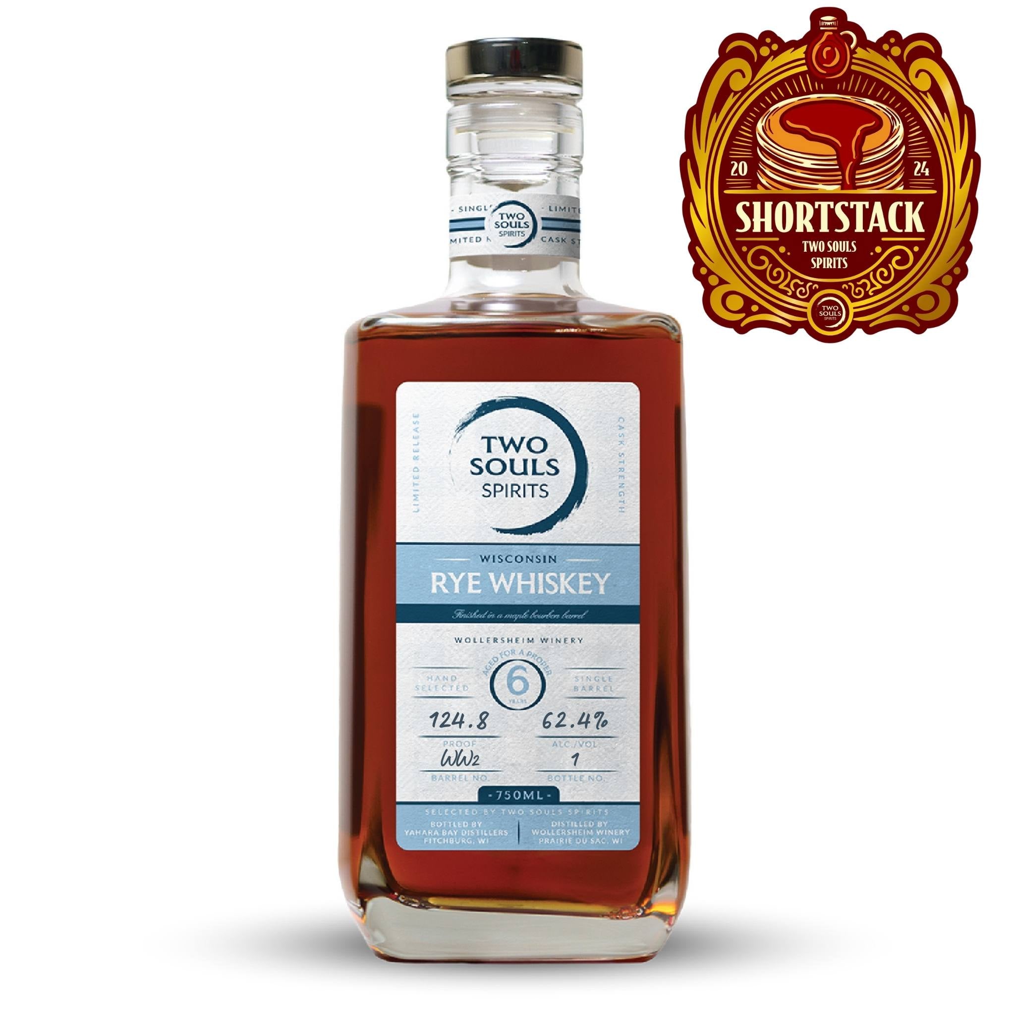 6-Year Wisconsin Rye Maple Bourbon Finished Featuring Wollersheim Dist