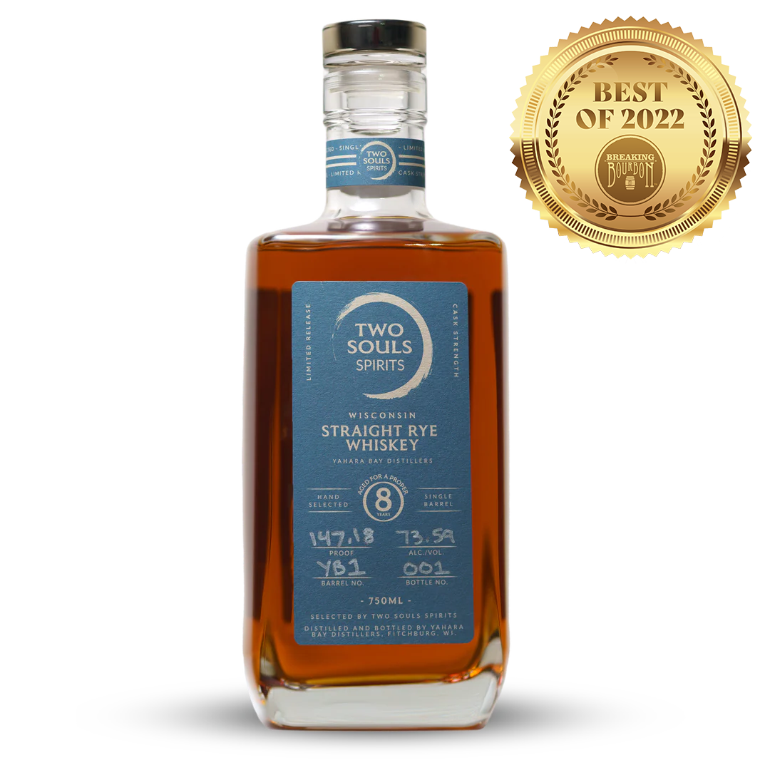 8-Year Wisconsin Straight Rye Whiskey Featuring Yahara Bay Distillers